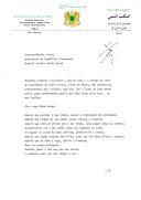 Carta endereçada ao Presidente da República Portuguesa, General António Ramalho Eanes, pelo Bureau Popular da Jamahirrya Árabe Líbia Popular Socialista em Lisboa, transcrevendo tradução de mensagem do Coronel Muammar Khaddafi por ocasião da celebração do fim de 1981 e começo de 1982.