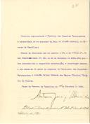 Decreto de nomeação de Hélder Armando dos Santos Ribeiro, Ministro da Guerra, como Ministro dos Negócios Estrangeiros interino, durante a ausência do país do Ministro, em missão especial do Governo da República.  
