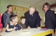Deslocação do Presidente da República, Jorge Sampaio, à Escola Básica 2, 3 Vialonga, a 6 de novembro de 2000