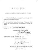 Decreto que nomeia, sob proposta do Governo, o embaixador José Pacheco Luiz Gomes, para o cargo de Embaixador de Portugal em Ottawa [Canadá].
