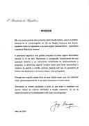 Mensagem do Presidente da República, Jorge Sampaio, dirigida a todos os açorianos e seus órgãos representativos, por ocasião da Sessão Solene das comemorações do Dia da Região Autónoma dos Açores, em 16 de maio de 2004.