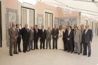 O Presidente da República, Aníbal Cavaco Silva, oferece um almoço aos deputados do Parlamento Europeu que cessaram o mandato com as últimas eleições europeias, no Palácio de Belém, a 9 de setembro de 2009