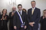 O Presidente da República, Aníbal Cavaco Silva, condecora oito antigos membros de Governos, com a Grã-Cruz da Ordem do Infante D. Henrique, a 12 de fevereiro de 2018