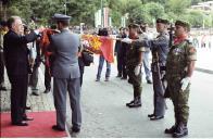 Deslocação do Presidente da República, Jorge Sampaio, a Lamego, por ocasião das cerimónias do Dia das Forças Armadas e do Exército, a 25 de julho de 2000