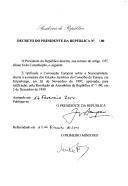 Decreto que ratifica a Convenção Europeia sobre a Nacionalidade, aberta à assinatura dos Estados membros do Conselho da Europa, em Estrasburgo, em 26 de novembro de 1997.