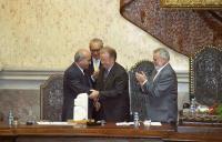 O Presidente da República, Jorge Sampaio, preside à cerimónia de entrega do Prémio Norte-Sul, na Assembleia da República,  a 29 de outubro de 1999