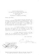 Carta de Carlos Salinas de Gortari, Presidente Constitucional dos Estados Unidos Mexicanos, dirigida ao Presidente da República Portuguesa, Mário Soares, convidando-o a estar presente na cerimónia de transmissão do poder executivo federal, a realizar-se na Cidade do México, em 1 de dezembro de 1994.