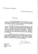 Carta do Presidente da República, Jorge Sampaio, endereçada ao Imperador Akihito do Japão, manifestando a sua satisfação por ter tido conhecimento da sua aceitação do convite que lhe dirigiu para visitar Portugal, de 23 a 26 de maio de 1998, por ocasião da inauguração da Expo 98
