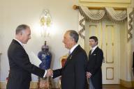 O Presidente da República Marcelo Rebelo de Sousa recebe as cartas credenciais do novo Embaixador da Austrália em Portugal, Peter Brian Rayner, a 3 junho 2016