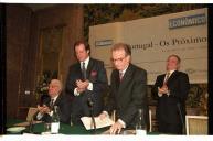 Deslocação do Presidente da República, Jorge Sampaio, ao Hotel Ritz onde preside à Sessão de Abertura da Conferência do Semanário Económico Portugal - Os próximos cinco anos, a 11 de abril de 1996