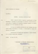Relatório de Atividade 01/72 da "CICI", Comissão Interministerial criada para "promover, orientar e coordenar a ação a desenvolver em oposição à agressão psicológica adversária" ao regime, apresentado por ocasião do CSDN, de 12 de maio de 1972