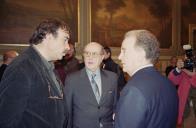 O Presidente da República, Jorge Sampaio, assiste à antestreia do filme "Palavra e utopia" de Manoel de Oliveira, no Cinema Tivoli, a 12 de novembro de 2000