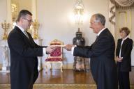 O Presidente da República Marcelo Rebelo de Sousa recebe, em cerimónia no Palácio de Belém, as cartas credenciais de novos Embaixadores em Portugal, a 17 de setembro de 2019
