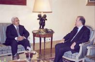 O Presidente da República, Jorge Sampaio, recebe o Presidente da República de Cabo Verde, Comandante Pedro Pires, a quem oferece um jantar, a 10 de outubro de 2001