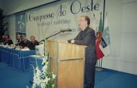 Deslocação do Presidente da República, Jorge Sampaio, ao Pavilhão dos Congressos, em Torres Vedras, onde Preside à Sessão de Abertura do 1.º Congresso do Oeste, a 28 de abril de 2000