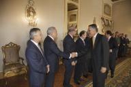 O Presidente da República, Aníbal Cavaco Silva, recebe os Embaixadores residentes dos países latino-americanos, oferecendo-lhes de seguida um almoço, a 8 de novembro de 2012