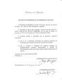 Decreto que reduz, por indulto, na parte não cumprida, a pena de prisão aplicada a João Assunção Alves Parreira, de 26 anos de idade, no processo n.º 78/97 da 1.ª Secção da 2.ª Vara Criminal de Lisboa.