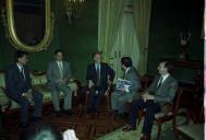 Audiência concedida pelo Presidente da República, Jorge Sampaio, ao Presidente da Associação Sino-Lusitana, Wong Sing Wa e dirigentes fundadores desta associação, a 9 de fevereiro de 1998