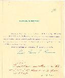 Decreto de nomeação de Abílio Augusto Valdês de Passos e Sousa, Ministro da Guerra, no cargo de Ministro interino da Marinha durante o impedimento do Ministro Jaime Afreixo.
