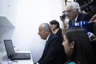 O Presidente da República Marcelo Rebelo de Sousa inaugura a nova sede da APELA - Associação Portuguesa de Esclerose Lateral Amiotrófica em Lisboa, a 14 de março de 2019