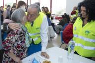 O Presidente da República Marcelo Rebelo de Sousa participa no almoço do C.A.S.A. - Centro de Apoio aos Sem-Abrigo, em Lisboa, a 15 de dezembro de 2019