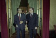 Almoço oferecido pelo Presidente da República, Jorge Sampaio, no Palácio de Belém, oferecido a dirigentes comunistas europeus presentes no Congresso Internacional do Partido Comunista Português, a 24 de maio de 1997