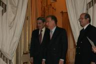 O Presidente da República, Jorge Sampaio, agracia Belmiro de Azevedo com a Grã-Cruz da Ordem do Infante D. Henrique, a 10 de janeiro de 2006