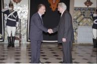 Encontro do Presidente da República, Jorge Sampaio, com o Presidente da Finlândia, Martti Ahtisaari, no Palácio de Belém, a 12 de junho de 1998