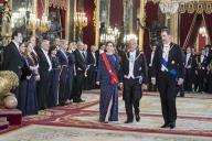 Visita de Estado a Espanha. Os Reis D. Felipe VI e D. Letizia ofereceram um Banquete, no Palácio Real de Madrid, em honra do Presidente Marcelo Rebelo de Sousa, a 16 de abril de 2008

