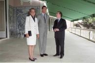 Encontro do Presidente da Republica, Jorge Sampaio, com o Príncipe das Astúrias, seguido de almoço, no Palácio de Belém, a 3 de julho de 1998