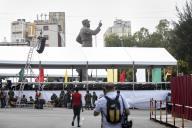 O Presidente da República, Marcelo Rebelo de Sousa, participa, em Maputo, nas cerimónias de investidura do Presidente da República de Moçambique, Filipe Nyusi, que decorreram na Praça da Independência, a 15 de janeiro de 2020