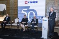 O Presidente da República Marcelo Rebelo de Sousa preside, em Lisboa, à Cerimónia comemorativa do 50.º aniversário da COSEC - Companhia de Seguro de Créditos, a 3 de abril de 2019