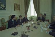 Audiência concedia pelo Presidente da República, Jorge Sampaio, a uma delegação do Partido Comunista Português, a 7 de julho de 1999