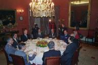 Jantar oferecido pelo Presidente da República, Jorge Sampaio, ao Primeiro-Ministro, Ministro da Defesa e Chefias Militares, no Palácio de Belém, a 16 de dezembro de 2003