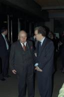 Deslocação do Presidente da República, Jorge Sampaio, ao debate "Conversas em Off" , organizado pelo Sindicato dos Jornalistas, na Fundação Calouste Gulbenkian, a 9 de outubro de 1996