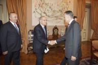 O Presidente da República, Aníbal Cavaco Silva, recebe em audiência o Primeiro-Ministro da Turquia, Ahmet Davutoglu, a 3 de março de 2015