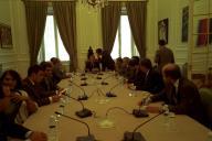 Encontro do Presidente da República, Jorge Sampaio, com diretores de jornais no Palácio de Belém, a 16 de setembro de 1999