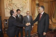 O Presidente da República recebe, Aníbal Cavaco Silva, recebe em audiência a Direção da Confederação do Comércio e Serviços de Portugal (CCP), a 24 de julho de 2012