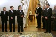 O Presidente da República, Aníbal Cavaco Silva, recebe os cumprimentos de Ano Novo dos Embaixadores de Portugal acreditados junto de vários Estados e organizações internacionais, a 7 de janeiro de 2008