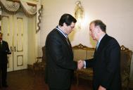 O Presidente da República, Jorge Sampaio, condecora o Rui Marques com o Grau de Grande Oficial da Ordem do Infante D. Henrique, a 5 de março de 2006