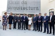 O Presidente da República Marcelo Rebelo de Sousa visita, em Matosinhos, a Casa da Arquitectura - Centro Português de Arquitectura, a 7 de setembro de 2018 