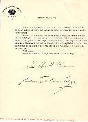 Decreto de exoneração do Comandante Aníbal de Mesquita Guimarães, Ministro da Marinha, do cargo de Ministro interino dos Negócios Estrangeiros.
