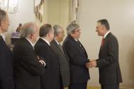 O Presidente da República, Aníbal Cavaco Silva, confere posse aos novos membros do Conselho de Estado, em cerimónia realizada no Palácio de Belém, a 12 de janeiro de 2016
