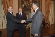 O Presidente da República, Aníbal Cavaco Silva,  recebeu, em audiência, uma delegação da Sociedade Portuguesa de Autores e da Gestão dos Direitos dos artistas, no Palácio de Belém, a 16 de junho de 2010