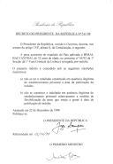 Decreto que revoga, por indulto, a pena acessória de expulsão do País aplicada a Bimal Balvantrai, de 32 anos de idade, no processo nº 65/92 da 1ª Secção da 1ª Vara Criminal de Lisboa.