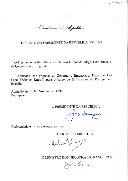 Decreto de nomeação do embaixador Francisco José Laço Treichler Knopfli para o cargo de Embaixador de Portugal em Brasília [Brasil].  