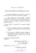 Decreto que reduz, por indulto, em um ano, por razões humanitárias, a pena residual de prisão aplicada a Paulo Marcelino Fernandes, de 30 anos de idade, no processo nº 1551/94 do 3º Juízo Criminal do Tribunal da Comarca de Guimarães.