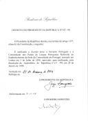 Decreto que ratifica o Acordo entre o Governo Português e a Comunidade dos Países de Língua Portuguesa Referente ao Estabelecimento da Sede da CPLP em Portugal, assinado em Lisboa, em 3 julho de 1998.