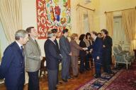 Audiência concedida pelo Presidente da República, Jorge Sampaio, aos membros da Casa de Pessoal da Presidência da República, a 15 de abril de 2003