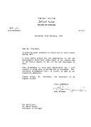 Carta do Presidente do Estado de Israel, Ezer Weizman, dirigida ao Presidente de Portugal, Mário Soares, convidando-o para visitar Israel durante o ano de 1995.
